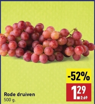 Aanbieding: Rode druiven 