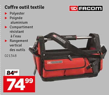 Aanbieding: Coffre outil textile