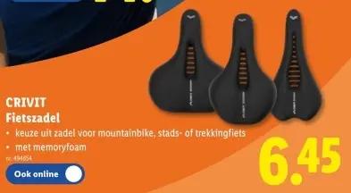 Promotie: Fietszadel