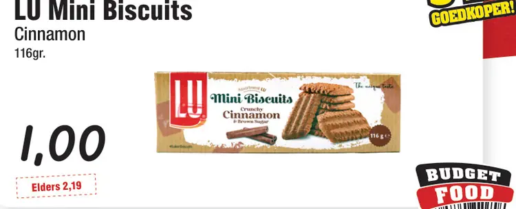 Aanbieding: Mini Biscuits