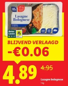 Aanbieding: Lasagne Bolognese