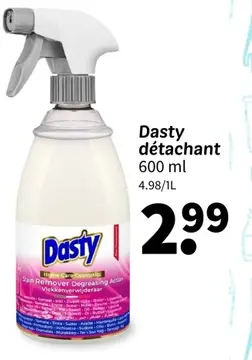 Offre: Dasty détachant
