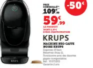 Offre: Machine neo caffe