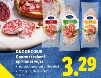 Promotie: Gourmet salami