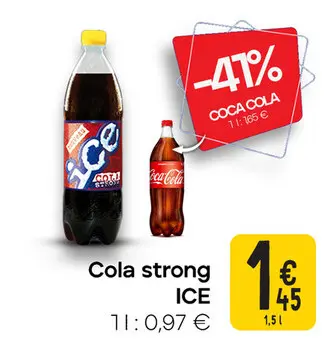 Offre: Cola strong ICE
