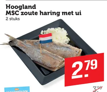 Aanbieding: Hoogland MSC zoute haring met ui