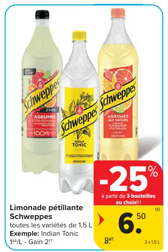 Offre: Limonade pétillante