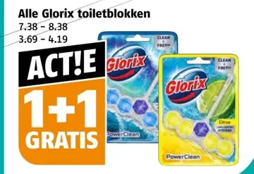 Aanbieding: Alle Glorix toiletblokken