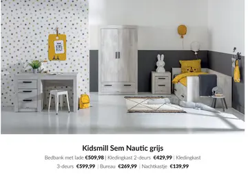 Aanbieding: Kidsmill Sem Nautic grijs