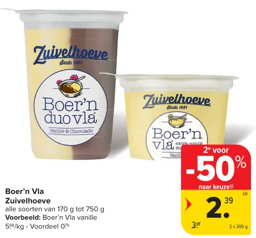 Promotie: Boer'n Vla