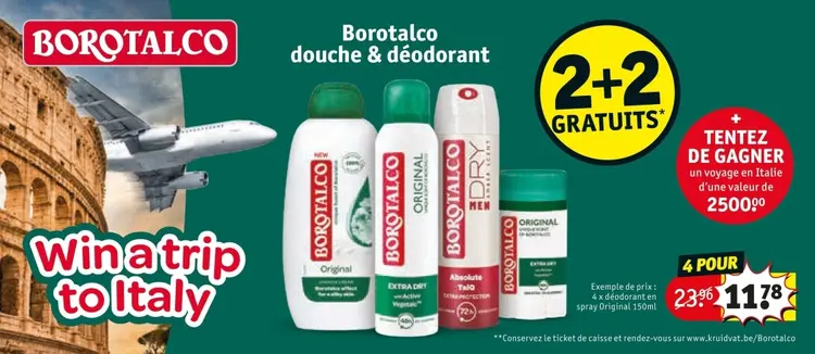 Offre: Douche & déodorant
