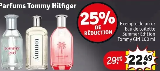 Offre: Parfums Tommy Hilfiger