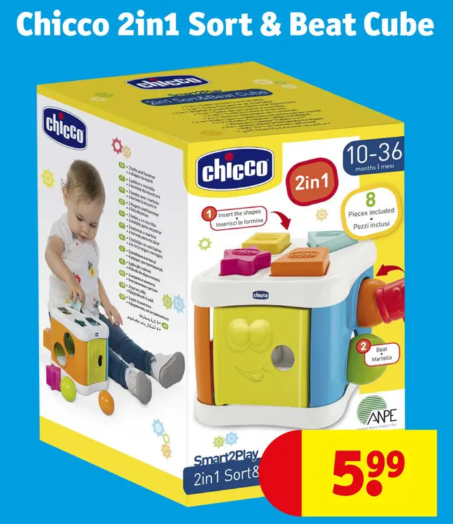 Aanbieding: 2in1 Sort & Beat Cube