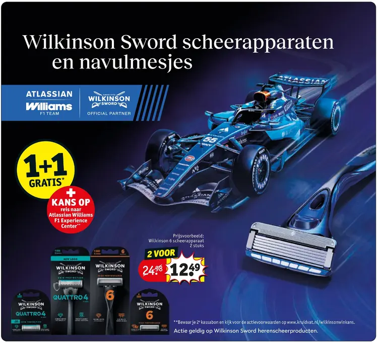 Aanbieding: Scheerapparaten en navulmesje