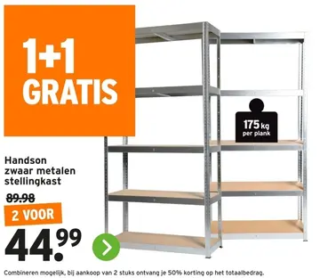 Aanbieding: Handson zwaar metalen stellingkast