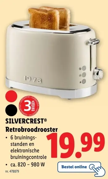 Aanbieding: Retrobroodrooster
