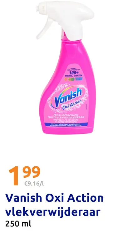 Aanbieding: Vanish Oxi Action vlekverwijderaar