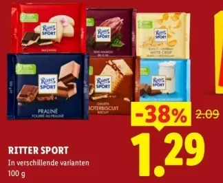 Aanbieding: Ritter Sport