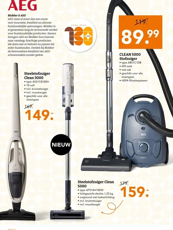 Aanbieding: CLEAN 5000 Stofzuiger