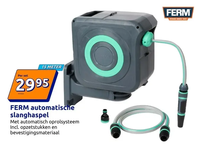 Aanbieding: automatische slanghaspel