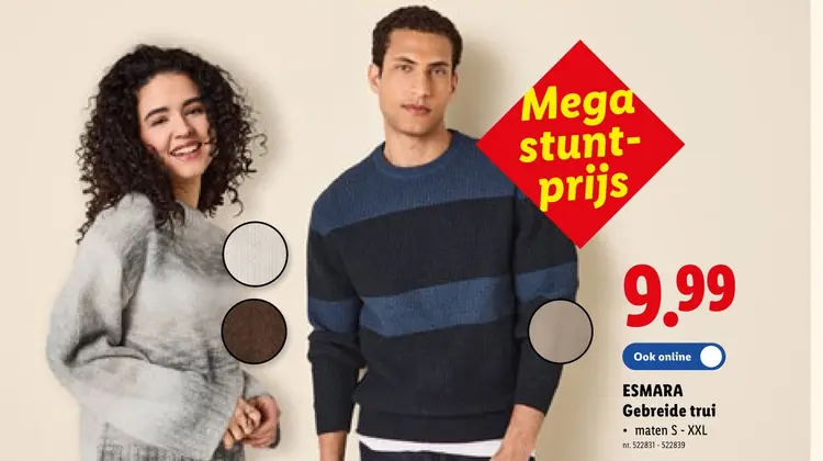 Promotie: Gebreide trui