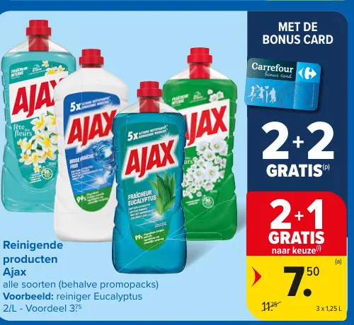 Promotie: Reinigende producten Ajax