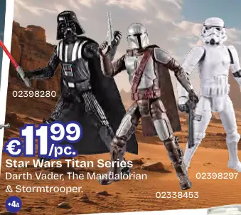 Offre: Titan Series Darth Vader, The Mandalorian & Stormtrooper
