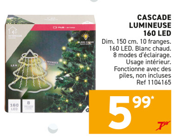 Offre: CASCADE LUMINEUSE 160 LED