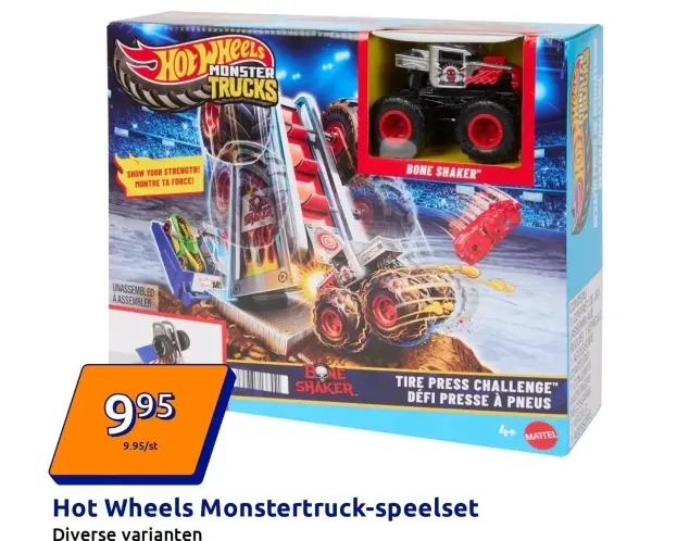Promotie: Hot Wheels Monstertruck-speelset