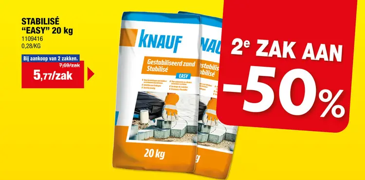 Promotie: Stabilisé easy 20kg