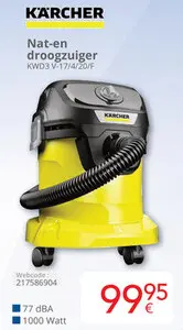 Promotie: Nat-en droogzuiger