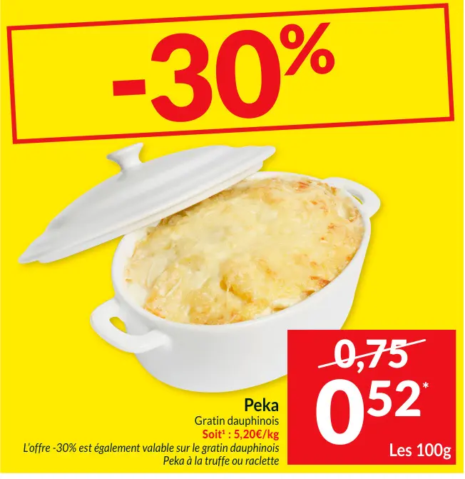 Offre: Gratin dauphinois