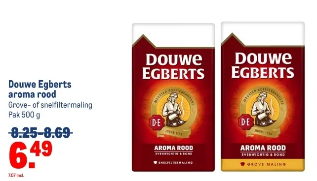 Aanbieding: Douwe Egberts aroma rood