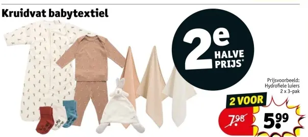Aanbieding: Kruidvat babytextiel