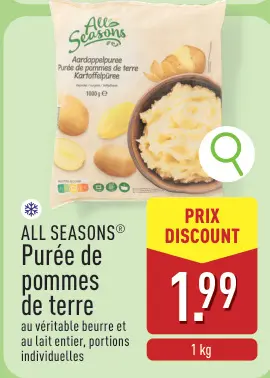 Offre: Purée de pommes de terre