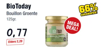 Aanbieding: BioToday Bouillon Groente
