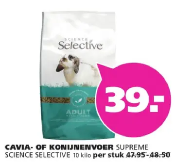 Aanbieding: Cavia- of konijnenvoer supreme