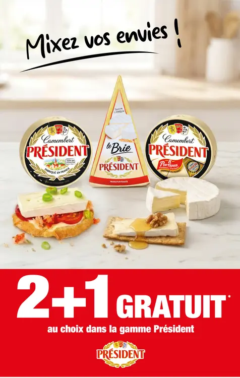 Offre: Camembert, Le Brie