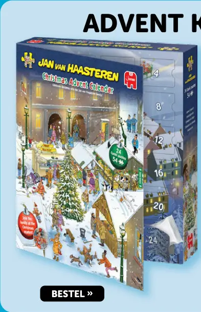 Promotie: Jan van Haasteren Christmas Advent Calendar