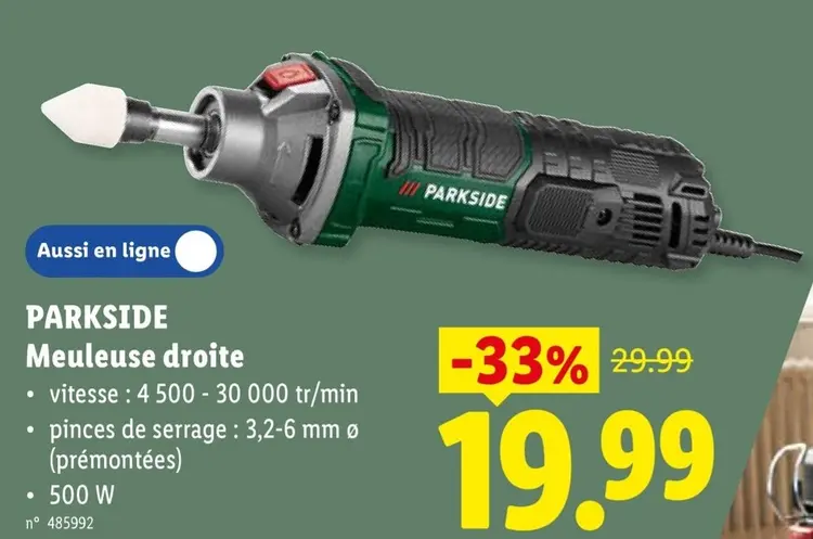 Offre: Meuleuse droite