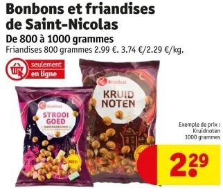 Offre: Bonbons et friandises de Saint-Nicolas