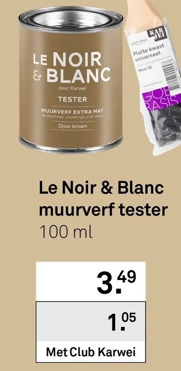 Aanbieding: Muurverf tester