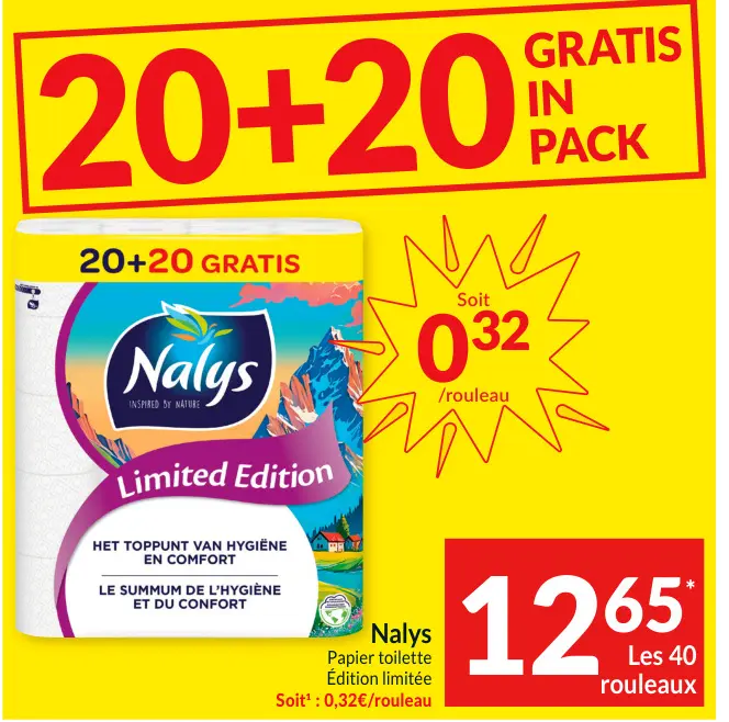 Offre: Papier toilette