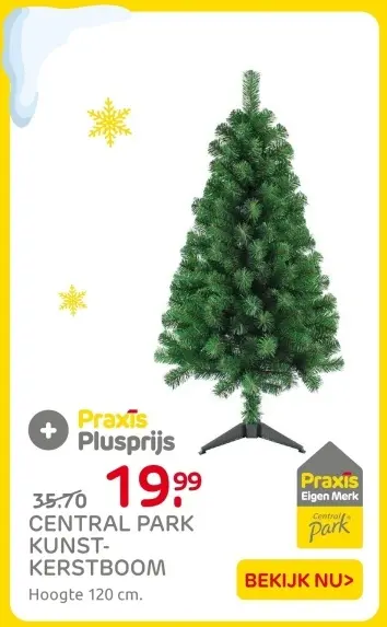 Aanbieding: Central park kunst-kerstboom