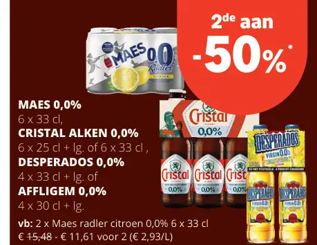 Promotie: Maes radler citroen 0,0%