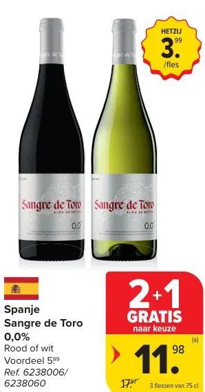 Promotie: Sangre de Toro 0,0%