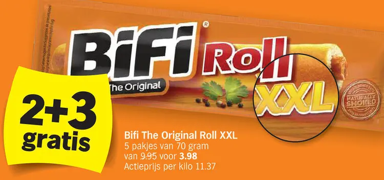Promotie: Bifi The Original Roll XXL
