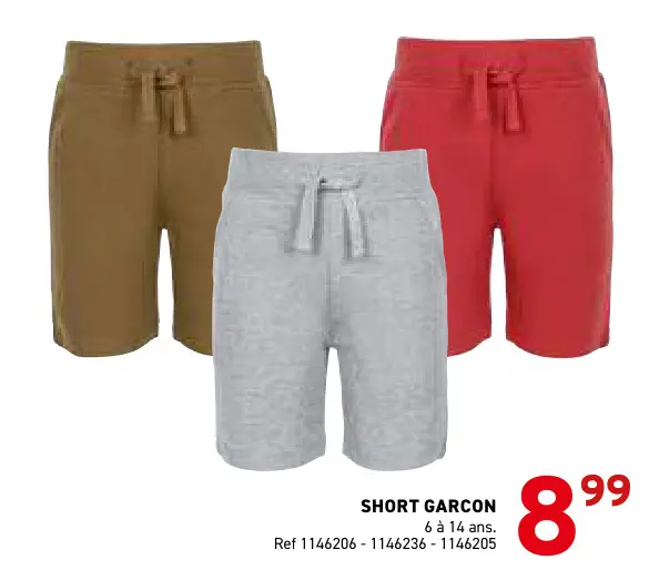 Offre: Short garcon