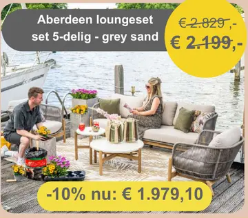 Aanbieding: Aberdeen loungeset