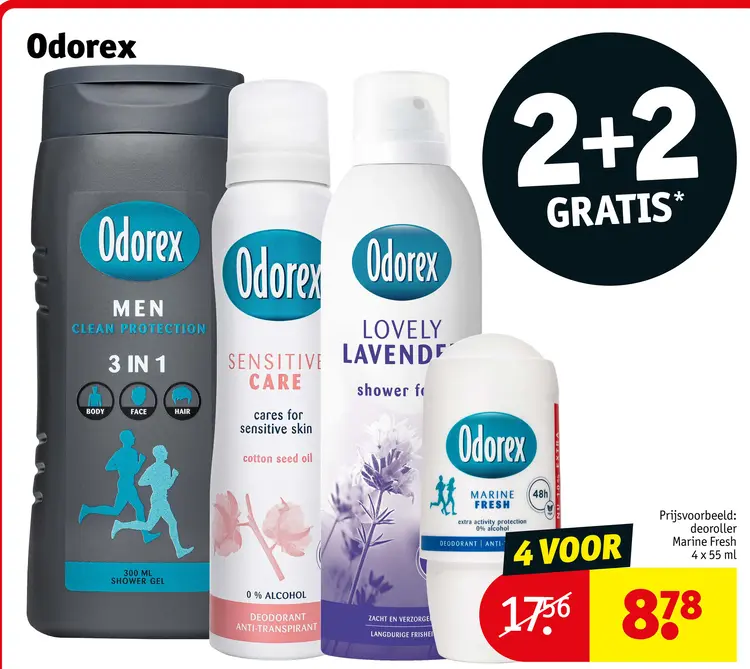 Aanbieding: Odorex Deoroller Marine Fresh